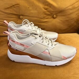 Puma Metallic Pink Sneakers